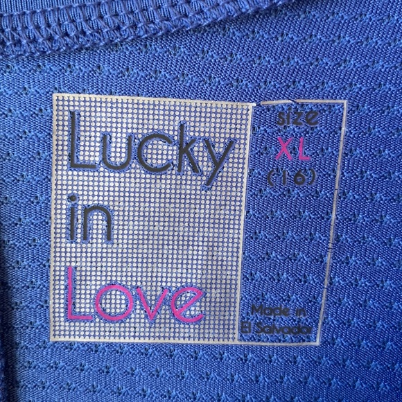 NWT Lucky in Love tennis shirt - Picture 3 of 4